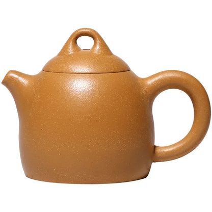 120CC Yixing Zisha Teapot Household Gold Segment Mud Handmade Qin Quan Sketch Raw Ore Teapot Tea Set