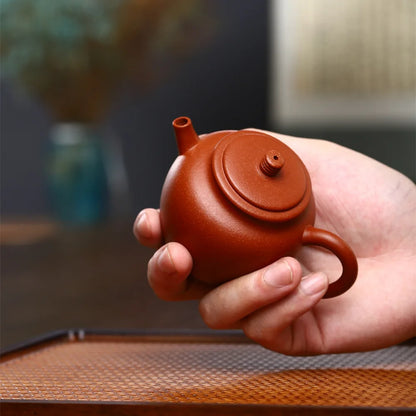 120cc Chinese teapot Yixing Purple Clay Teapot Handmade Raw Ore Dahongpao Multi-cai Pot Kung Fu Tea Set Yixing teapot