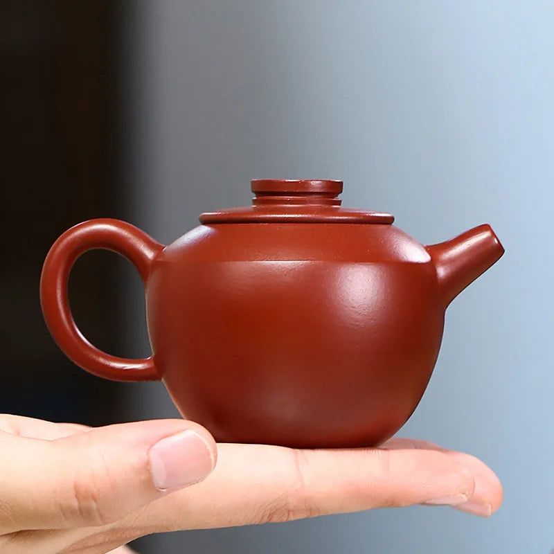 120cc Tea Pets Teaware Kung Fu Tea Set Purple Clay Tea Pot Handmade Creative Fingertip Pot Tea Playing
