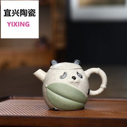 120cc Yixing Teapots Boutique Purple Clay Tea Kettles Ball Shaped Infuser Authentic Tea Pot Beauty Teaware Pots Zisha Tea Set