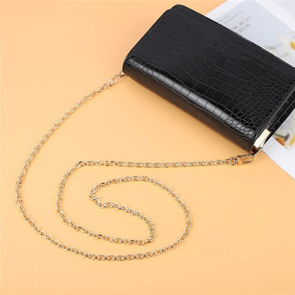 120cm DIY Chain Strap Handbag Chains Accessories Lady Shoulder Bags Crossbody Replacement Straps with Metal Buckles Making