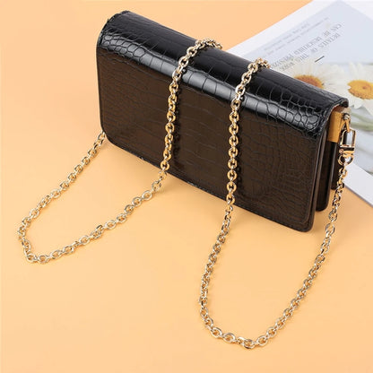 120cm DIY Chain Strap Handbag Chains Accessories Lady Shoulder Bags Crossbody Replacement Straps with Metal Buckles Making