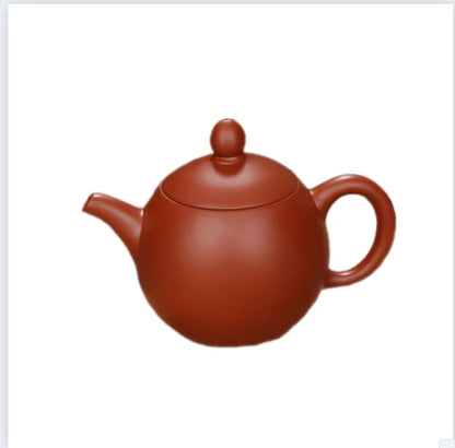 120ml 9-hole Yixing Handmade Red Clay Teapot / Xishi Longdan Teapot/filtered Small Bubble Teapot 11x8cm