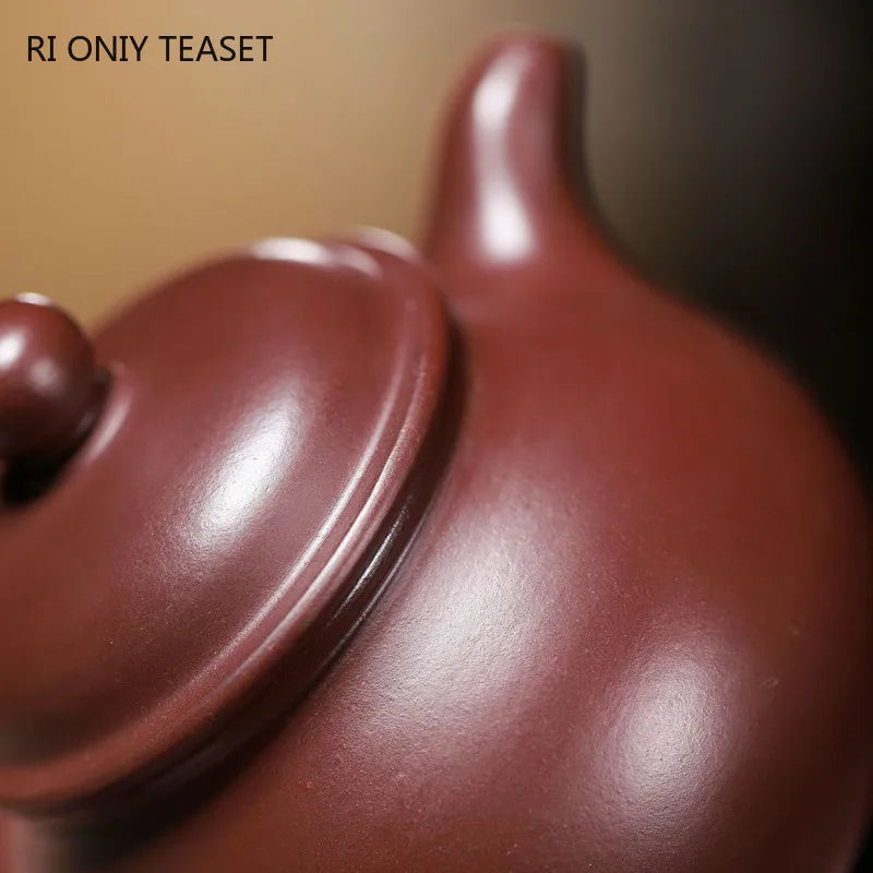120ml Authentic Chinese Yixing Purple Clay Teapots Small Capacity Famous Artists Handmade Tea Pot Kettle Zisha Tea Set Teaware