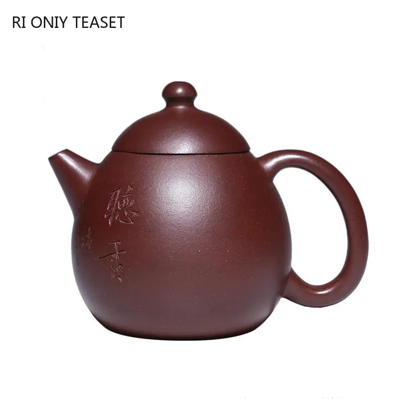 120ml Authentic Yixing Purple Clay Teapots Famous Artists Handmade Small Capacity Tea Pot Kettle Chinese Zisha Tea Set Teaware
