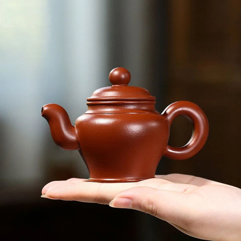 120ml Chinese Yixing Raw Ore Purple Clay Teapots Famous Handmade Tea Pot Dahongpao Mud Beauty Kettle Authentic Zisha Tea Set