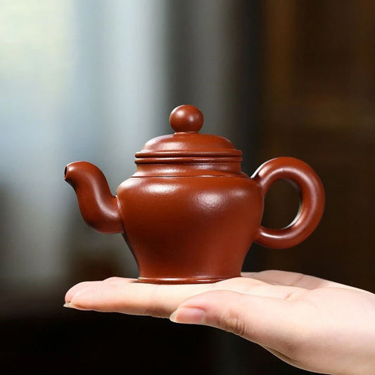 120ml Chinese Yixing Raw Ore Purple Clay Teapots Famous Handmade Tea Pot Dahongpao Mud Beauty Kettle Authentic Zisha Tea Set