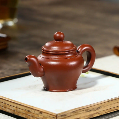 120ml Chinese Yixing Raw Ore Purple Clay Teapots Famous Handmade Tea Pot Dahongpao Mud Beauty Kettle Authentic Zisha Tea Set