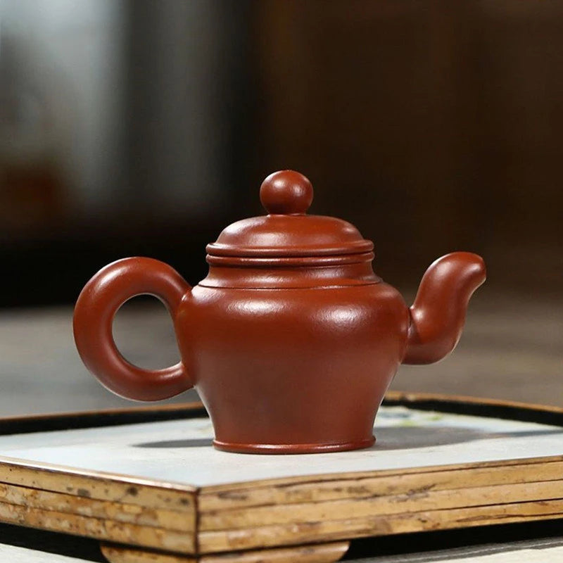 120ml Chinese Yixing Raw Ore Purple Clay Teapots Famous Handmade Tea Pot Dahongpao Mud Beauty Kettle Authentic Zisha Tea Set