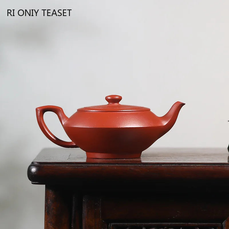 120ml Chinese Yixing Small Capacity Purple Clay Teapots Beauty Kettle Famous Artists Handmade Tea Pot Raw Ore Zisha Tea Set