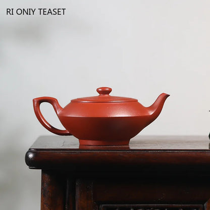 120ml Chinese Yixing Small Capacity Purple Clay Teapots Beauty Kettle Famous Artists Handmade Tea Pot Raw Ore Zisha Tea Set