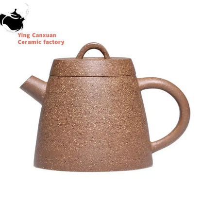 120ml Yixing Handmade Purple Clay Teapots Small Capacity Tea Pot Raw Ore Multicolored Section Mud Kettle Chinese Zisha Tea Set