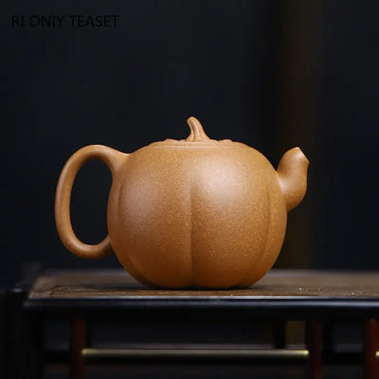 120ml Yixing High-end Purple Clay Teapots Famous Handmade Tea Pot Raw Ore Old Section Mud Beauty Kettle Chinese Zisha Tea Set