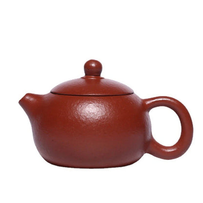 120ml Yixing Purple Clay Teapot Famous Artists Handmade Xishi Tea Pot Raw Ore Fish Seed Mud Kettle Chinese Zisha Tea Set Teaware