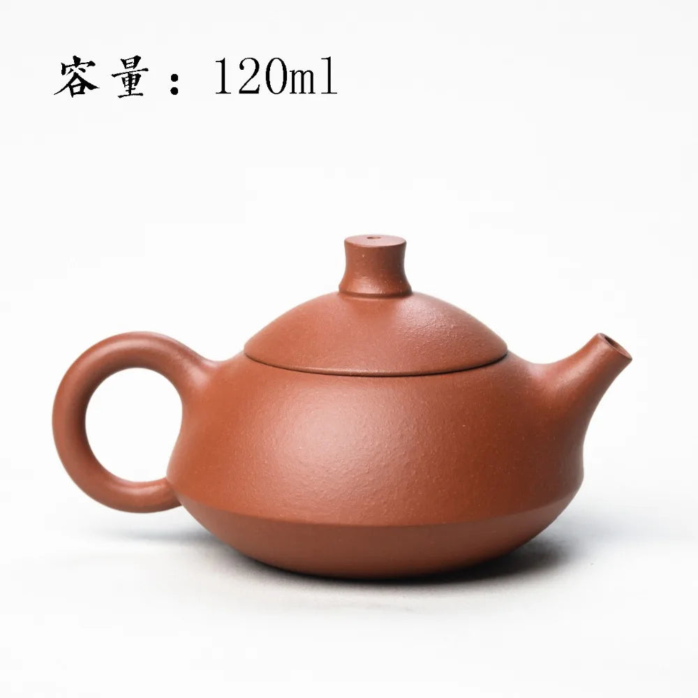 120ml Yixing Purple Clay Teapot Oolong Tea Puer Tea Mini Pot Kung Fu Teapot Original Mine Authentic Famous Handmade Tea Set