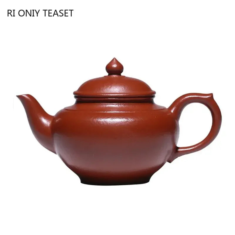 120ml Yixing Purple Clay Teapots Famous Artists Handmade Tea Pot Raw Ore Zhu Mud Beauty Kettle Chinese Authentic Zisha Tea Set