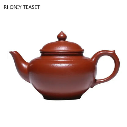 120ml Yixing Purple Clay Teapots Famous Artists Handmade Tea Pot Raw Ore Zhu Mud Beauty Kettle Chinese Authentic Zisha Tea Set