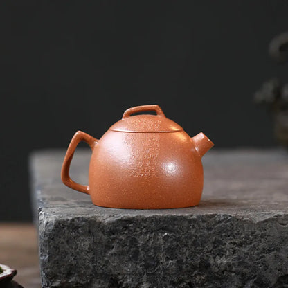 120ml Yixing Purple Clay Teapots Kettle Famous Artists Hand-carved Bamboo Leaf Pattern Tea Pot Chinese Zisha Tea Set Teaware