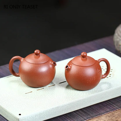 120ml Yixing Small Capacity Purple Clay Teapot Chinese Famous Artists Handmade Xishi Tea Pot Beauty Kettle Zisha Tea Set Teaware
