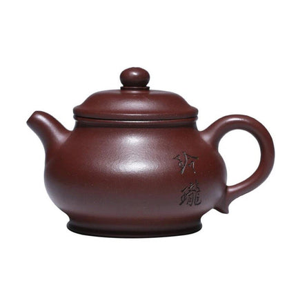 120ml Yixing Small Capacity Purple Clay Teapots Famous Handmade Tea Pot Raw Ore Dragon Blood Sand Kettle Chinese Zisha Tea Set
