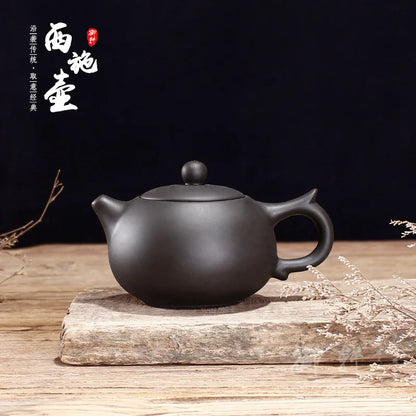 125cc Chinese Yixing Purple Clay Teapots Handmade xishi Filter Tea Pot Authentic Zisha Tea Set Home Customized Beauty Kettle