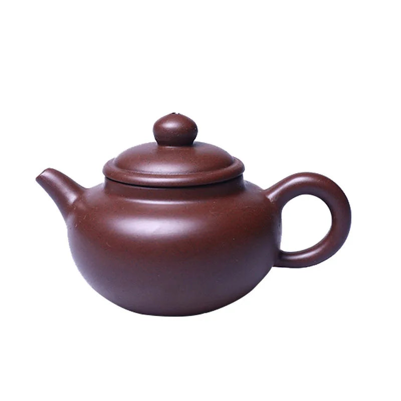125ml Chinese Purple Clay Teapot Raw Ore Zhu Mud Filter Kettle Handmade Beauty Tea Pot Traditional Custom Tea Accessories