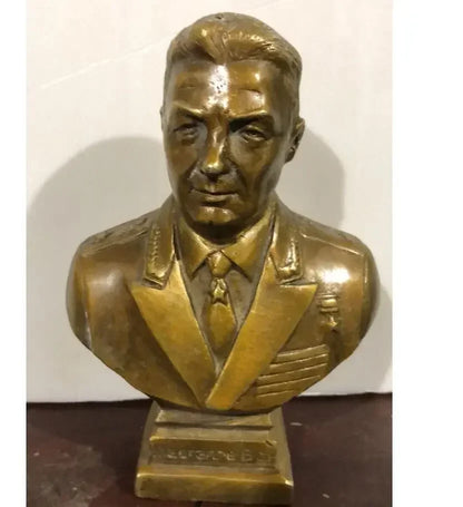 12CM Russian Tsar NICHOLAS II bust statue 5" H bronze statue 15cm Suvorov /Emperor Peter Zhukov 21CM