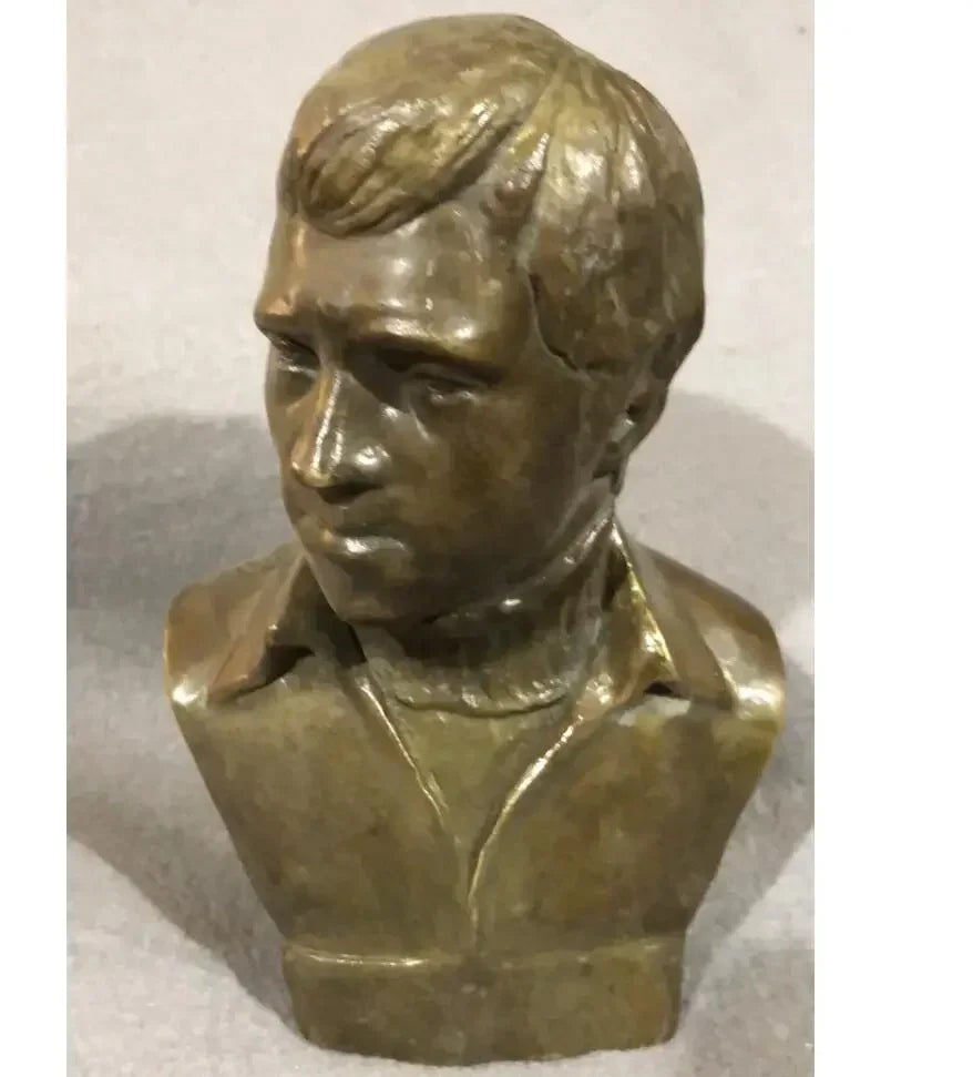 12CM Russian Tsar NICHOLAS II bust statue 5" H bronze statue 15cm Suvorov /Emperor Peter Zhukov 21CM