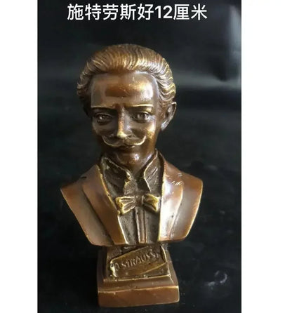 12CM Russian Tsar NICHOLAS II bust statue 5" H bronze statue 15cm Suvorov /Emperor Peter Zhukov 21CM