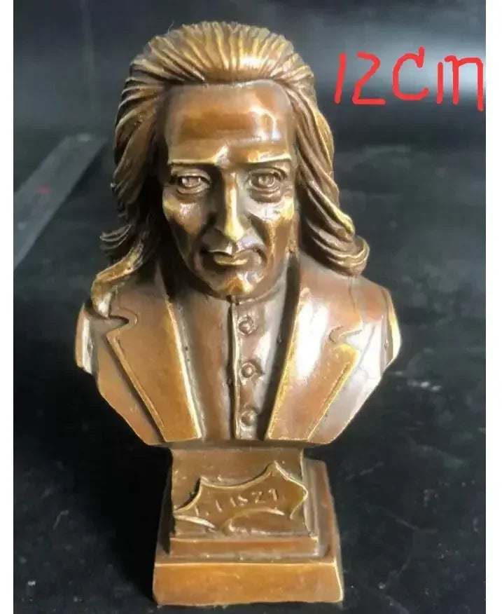 12CM Russian Tsar NICHOLAS II bust statue 5" H bronze statue 15cm Suvorov /Emperor Peter Zhukov 21CM