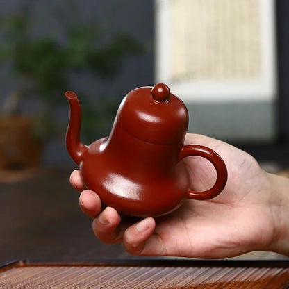 130ML Small Capacity Yixing Clay Teapot Senior Craftsman Handmade Raw Ore Kettle Puer Tea Set Kung Fu Zisha Teaware