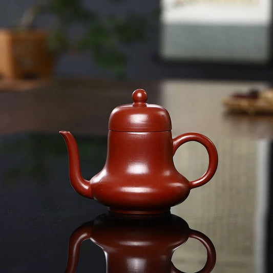 130ML Yixing Clay Teapot Senior Craftsman Handmade Raw Ore Small Capacity Kettle Pu'er Tea Set Kung Fu Zisha Oolong Teaware