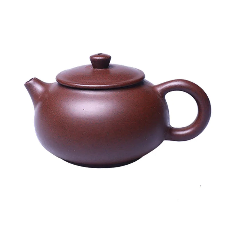 130cc Kung Fu Zisha Hand playing Teapot Yixing Purple Clay Mini Pot Small Capacity Kettle Pure  Teaware