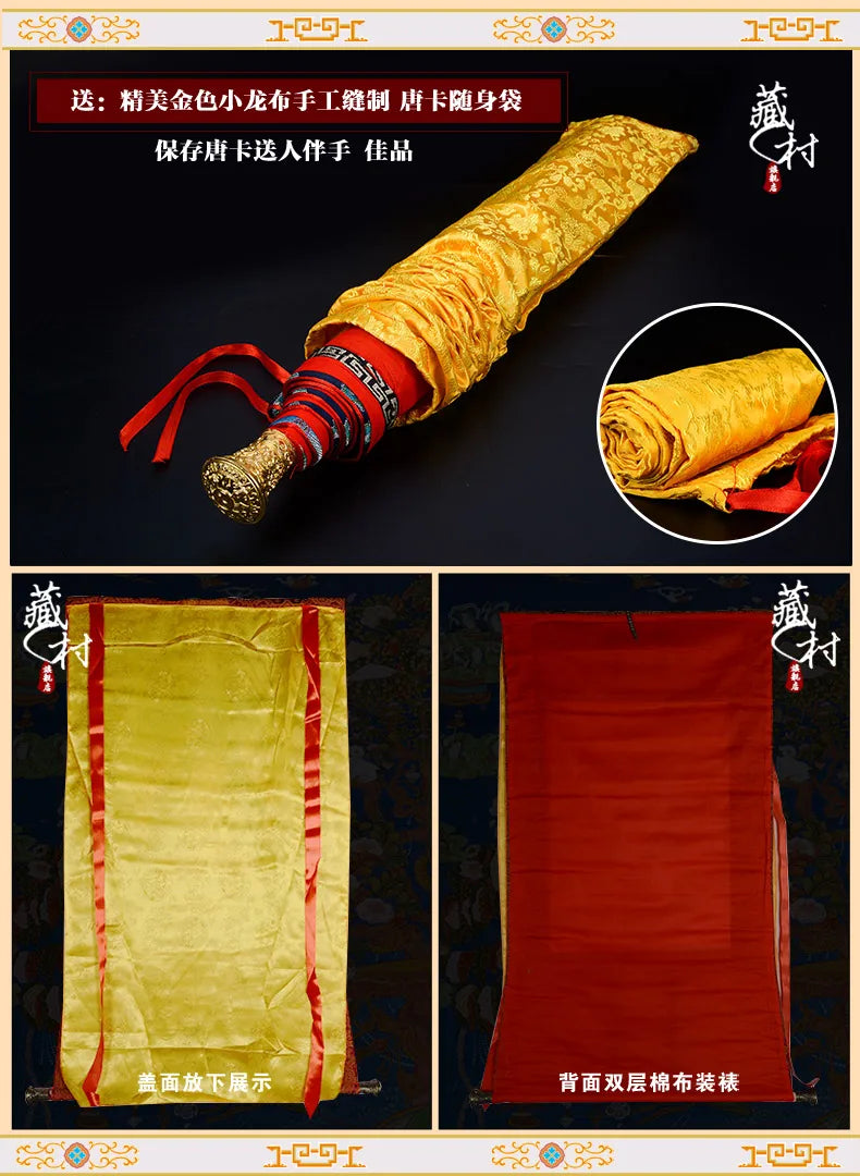 130cm large Wholesale Buddhist supplies HOME Temple WALL High grade decorative Mandala Sakyamuni BuddhaThang-ga Thangka painting