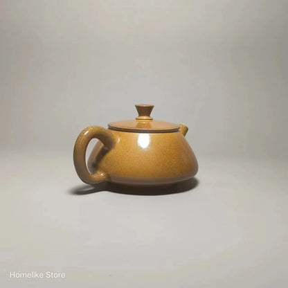 130ml Chaishao Chai-fired Jianshui Clay Pure Handmade Shipiao TeaPot(Not Yixing Zisha) Kung Fu Tea Set Drinkware Tea Ceremony
