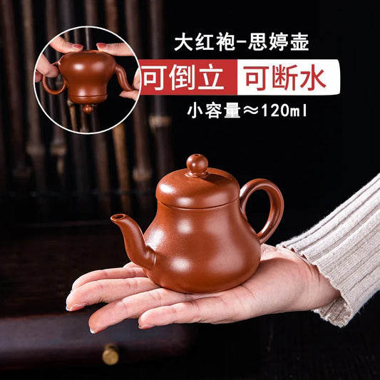 130ml Chaozhou Zhuni Red Mud Teapot Handmade Purple Clay Tea Pots Chinese Kongfu Teaware shiting Filtration Pot