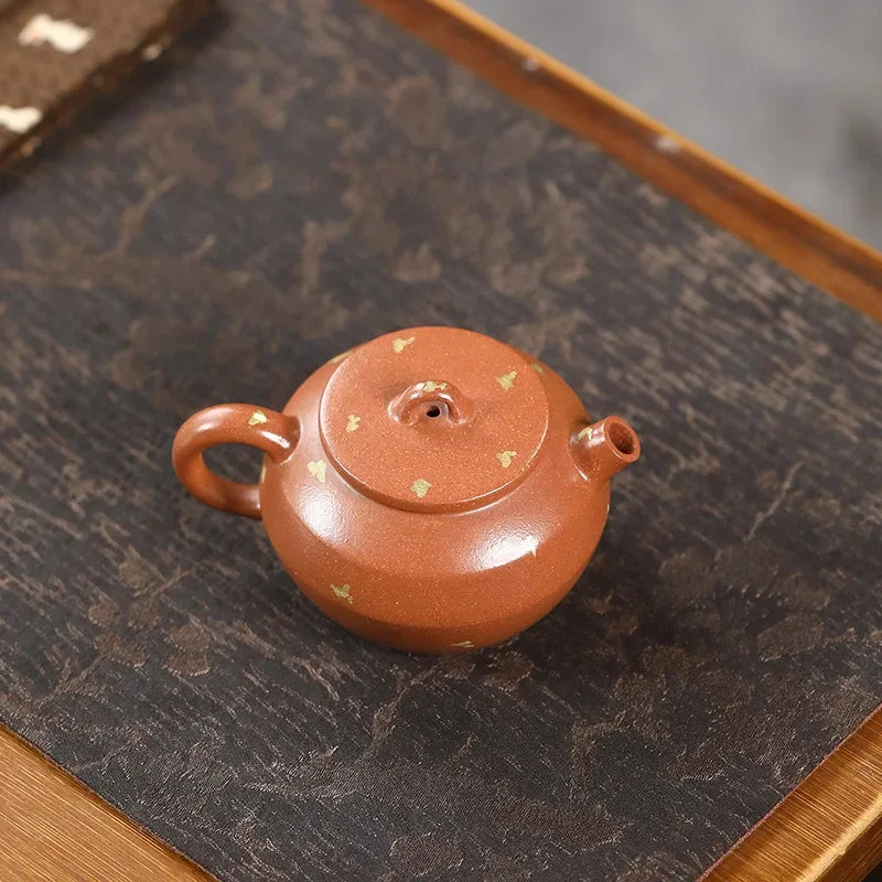 130ml Chinese Yixing Famous Purple Clay Teapots Household Beauty Kettle Handmade Tea Pot Raw Ore Zisha Tea Set Accessories