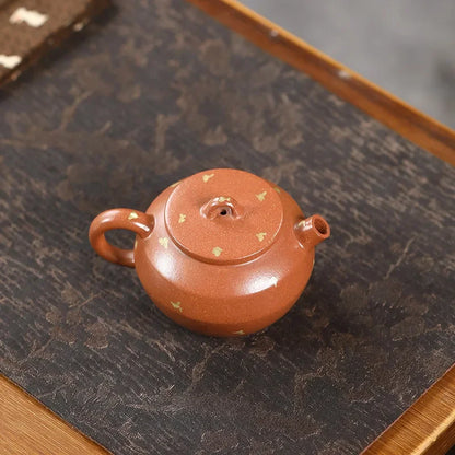 130ml Chinese Yixing Famous Purple Clay Teapots Household Beauty Kettle Handmade Tea Pot Raw Ore Zisha Tea Set Accessories