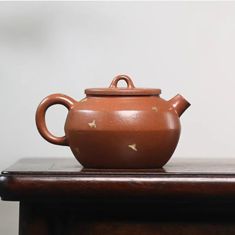 130ml Chinese Yixing Famous Purple Clay Teapots Household Beauty Kettle Handmade Tea Pot Raw Ore Zisha Tea Set Accessories