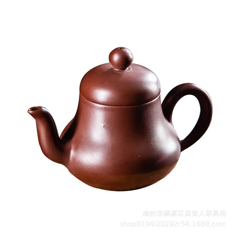 130ml Chinese Yixing Purple Clay Tea Pot Handmade Section Mud Beauty Kettle Custom Filter Zisha Teapot Tradition Tea Accessories