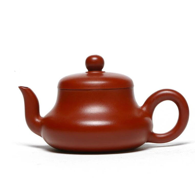 130ml Chinese Yixing Purple Clay Teapots Famous Artists Handmade Tea Pot Raw Ore Dahongpao Mud Kettle Zisha Tea Set Teaware