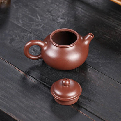 130ml Chinese Yixing Purple Clay Teapots Handmade Tea Pot Raw Ore Beauty Kettle Famous Zisha Tea Set Teaware Gift