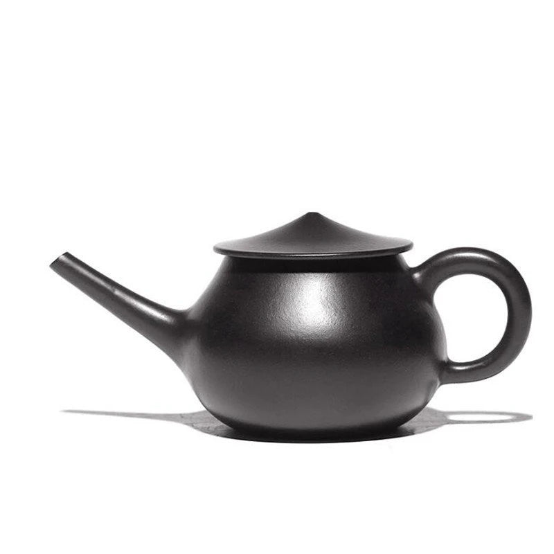 130ml Chinese Yixing Purple Clay Teapots Small Capacity Famous Artists Handmade Tea Pot Raw Ore Beauty Kettle Zisha Tea Set