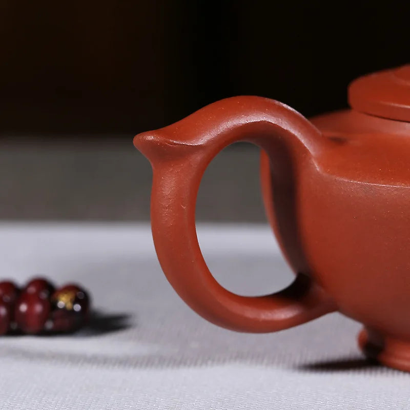130ml Mini Purple Clay Teapot Yixing Purple Clay Pot Zisha Tea Set Raw Mine Clear Cement Milk Teapot Genuine Yixing Teapot