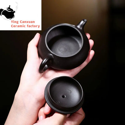 130ml Yixing Purple Clay Teapot Famous Handmade Dahongpao Reductive Burning Tea Pot Kettle Authentic Chinese Zisha Tea Set