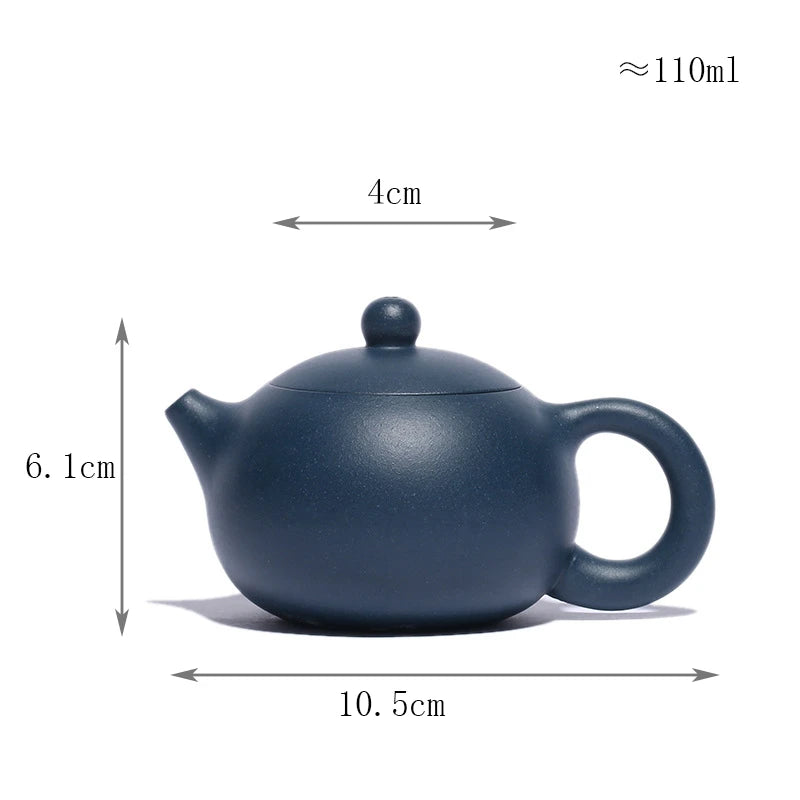 130ml Yixing Purple Clay Teapot Master Handmade Small Capacity Tea Pot Authentic Raw Ore Kettle Chinese Zisha Tea Set Gifts