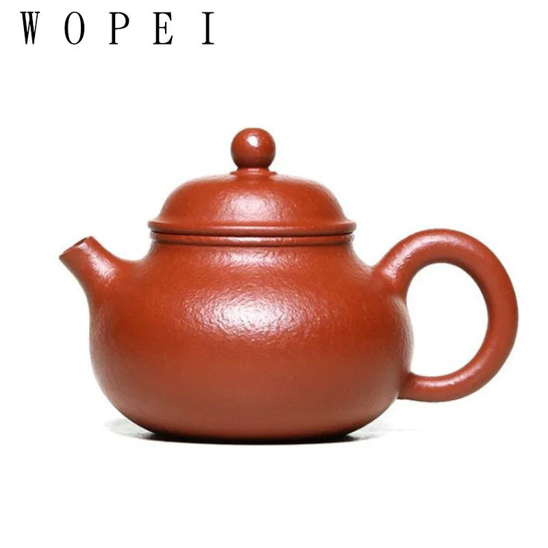 130ml Yixing Purple Clay Teapot Master Handmade Small Capacity Tea Pot Authentic Raw Ore Kettle Chinese Zisha Tea Set Gifts