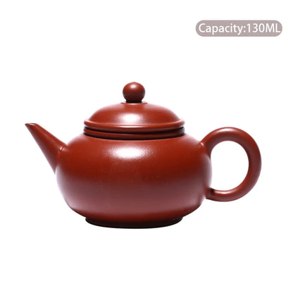 130ml Yixing Purple Clay Teapots Famous Handmade Dahongpao Tea Pot Beauty Kettle Chinese Zisha Teaware Tea Set Gifts Customized