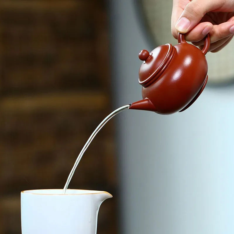 130ml Yixing Purple Clay Teapots Famous Handmade Dahongpao Tea Pot Beauty Kettle Chinese Zisha Teaware Tea Set Gifts Customized