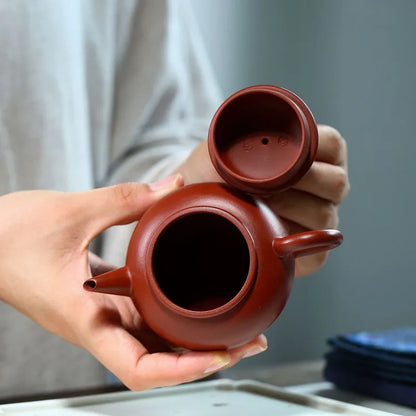 130ml Yixing Purple Clay Teapots Famous Handmade Dahongpao Tea Pot Beauty Kettle Chinese Zisha Teaware Tea Set Gifts Customized